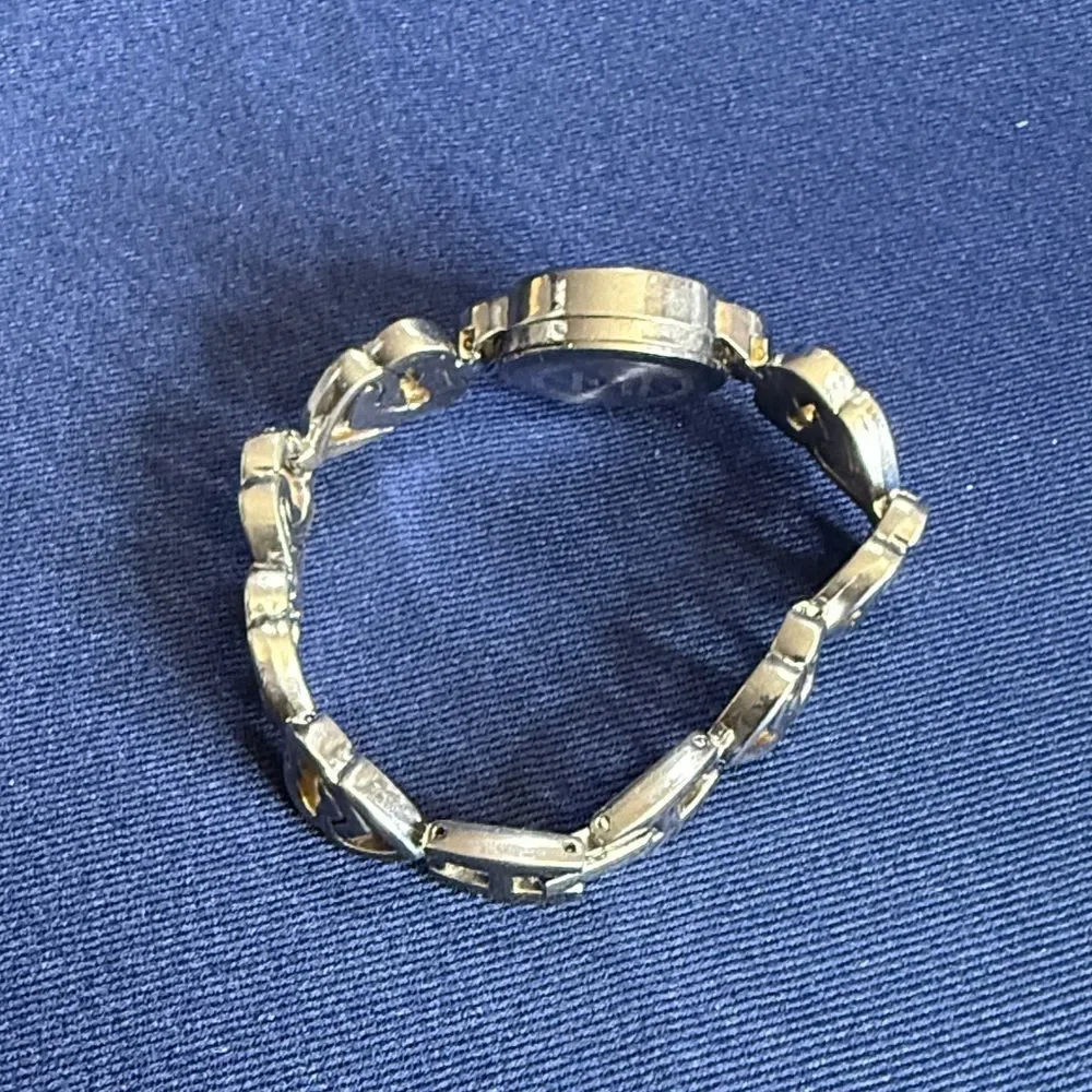Source Unknown Gold-Tone Heart Accent Watch